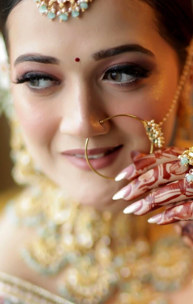 indian bridal makeup artist creates magic